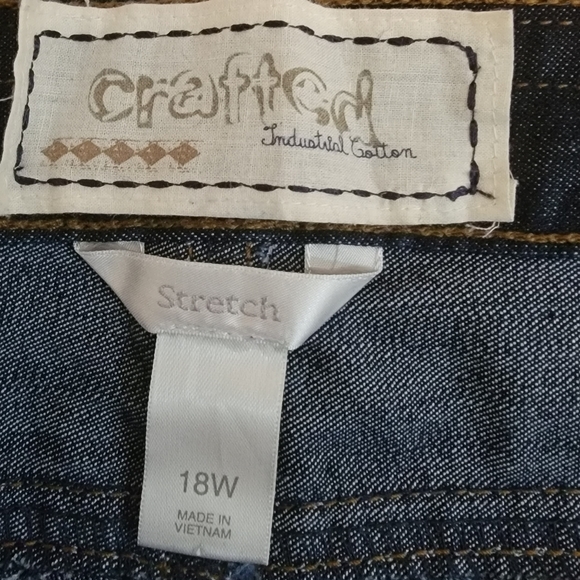 Womens Size 18W Crafted Industrial Cotton Jean's  New Without Tags Denim Jeans - Picture 4 of 5